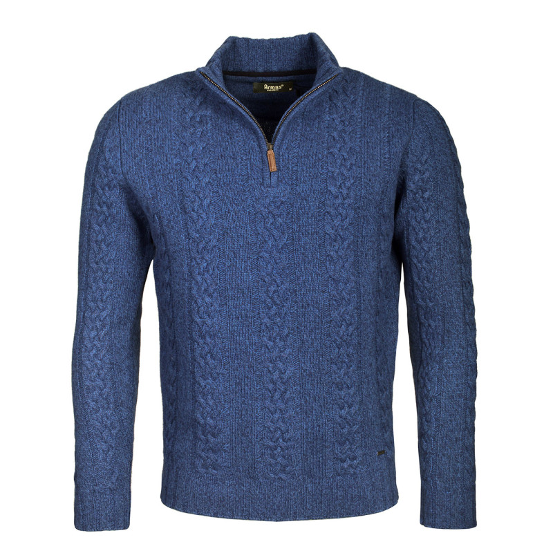 Pullover mit Troyer Zipp